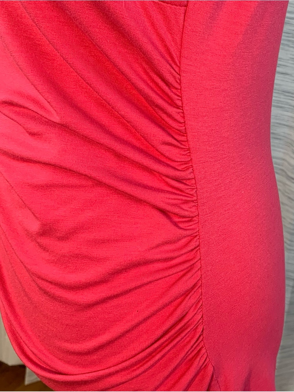 White House Black Market solid pinkish to reddish sleeveless top. - Picture 9 of 16